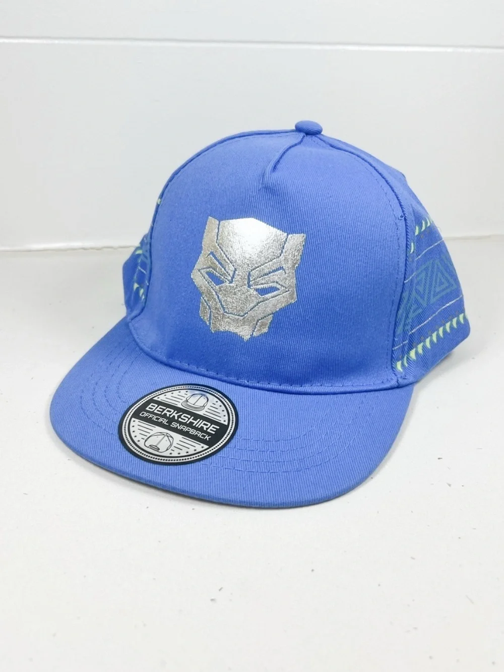 Marvel Black Panther Youth Snapback Hat Blue Adjustable One Size NWT